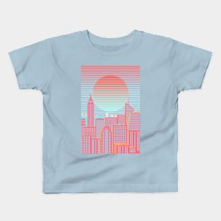 Hello New York Sunset Kids T-Shirt